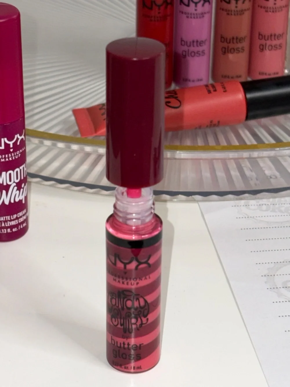 NYX Lip Bundle - Butter Gloss, Smooth Whip, Fat Oil, Sweet Cheeks, Milky Gloss